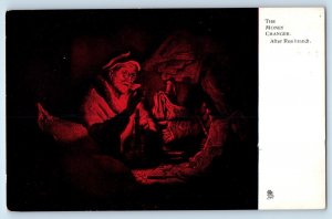 c1910's The Money Changer Old Woman After Rembrandt Tuck Antique Postcard
