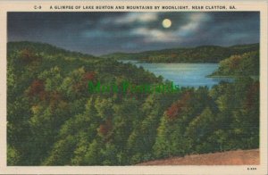America Postcard - Lake Burton & Mountains, Near Clayton, Georgia RS25199