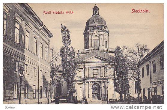 Adolf Fredriks Kyrka, Stockholm, Sweden, 1900-1910s