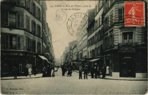 CPA PARIS 14e - Rue de l'Ouest, prise de la rue du Chateau (56446)