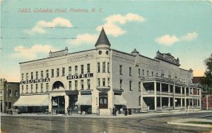 Postcard 1911 New York Fredonia Columbia Hotel occupational Devan's NY24-683