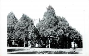 RPPC Postcard St. Paul Lutheran Church Holstein IA Ida County