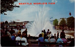 Seattle WA Seattle World's Fair International Fountain Postcard E92