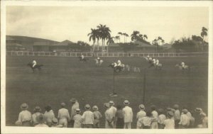 Sports - Polo Match - Panama or San Jose Costa Rica??? c1920 Real Photo Postcard