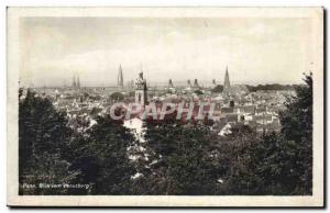 Old Postcard Blick vom Venusberg Bonn