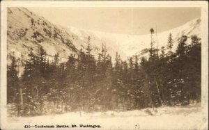 White Mountains Tuckermans Ravine - Shorey #416 Real Photo Postcard