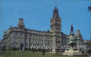 L'Hotel du Gouvernement, Parliament Buildings Quebec Canada 1964 