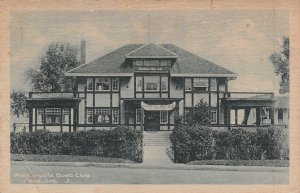 FORD ONTARIO CANADA~WALKERVILLE BOAT CLUB~1937 PHOTO POSTCARD