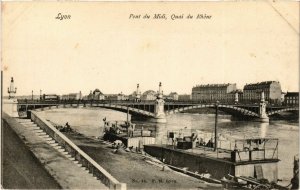 CPA LYON Pont du Midi Quai du Rhone (461151)