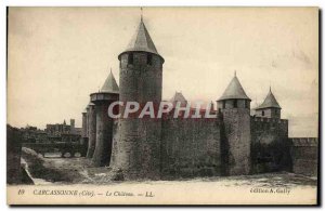 Old Postcard Carcassonne Le Chateau
