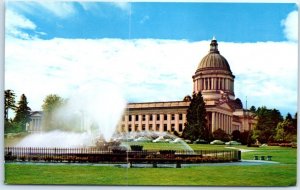 M-52425 State Capitol Building & Tivoli Fountain Olympia Washington USA