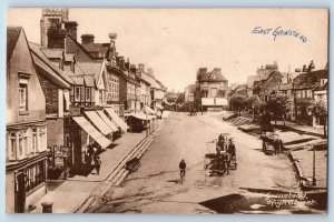 West Sussex England Postcard East Grinstead High Street c1910 Unposted