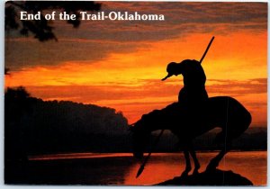 Postcard - End of the Trail, Oklahoma, USA