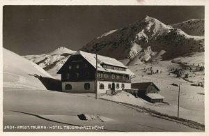 Austria Radst Tavern Hotel Tauernpasshöhe Vintage RPPC 03.86