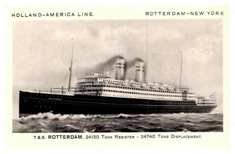 T.S.S. Rotterdam , Holland America Line