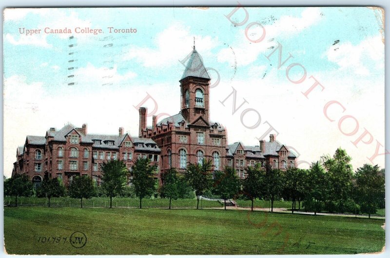 1907 Toronto, CAN Upper Canada College Valentine Souvenir Post Card 101797 A153