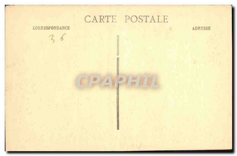 Old Postcard Chateauroux Chateau Raoul