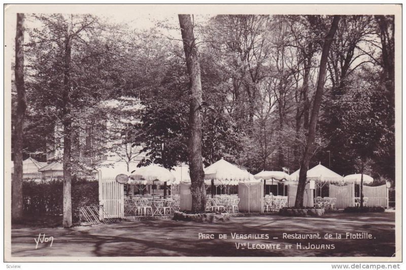 RP, Restaurant De La Flottille, Vve Lecomte Et H. Jouans, Parc De Versailles ...