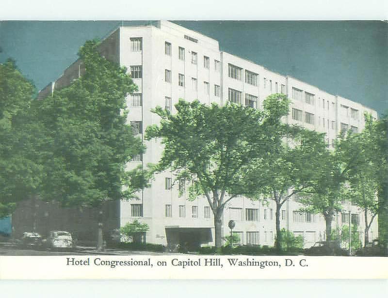 Unused Pre-1980 CONGRESSIONAL HOTEL Washington DC hr3646