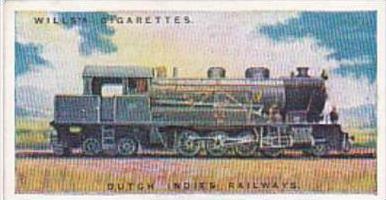Wills Cigarette Card Railway Engines No 32 Dutch Indies Railways