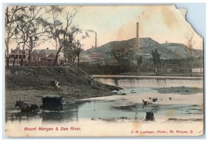 1908 Mount Morgan & Dee River Queensland Australia Antique Posted Postcard