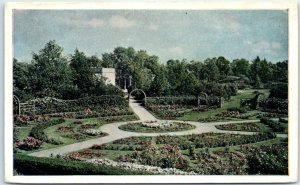 M-63120 The rose garden Missouri Botanical Garden St Louis Missouri