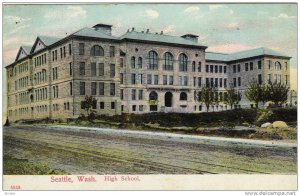 Exterior, High School,Seattle, Washington,PU-1909