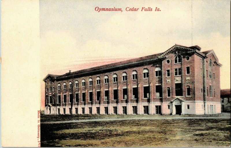 Gymnasiuym Cedar Falls Iowa Antique Divided Back Postcard UNP Unused Vintage UNP 