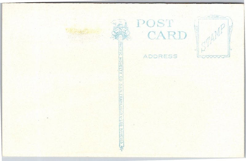 Postcard WA Aberdeen Log Raft Chehalis River