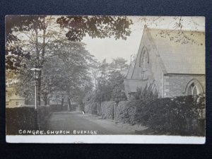 Manchester BURNAGE Congre Church - Old RP Postcard