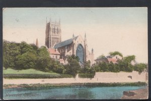 Worcestershire Postcard - Worcester Cathedral      T2752