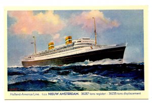 Holland-America Line - TSS Nieuw Amsterdam