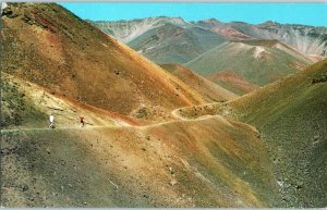 Peeles Paint Pot near the center of Haleakala Crater Maui Hawaii Postcard