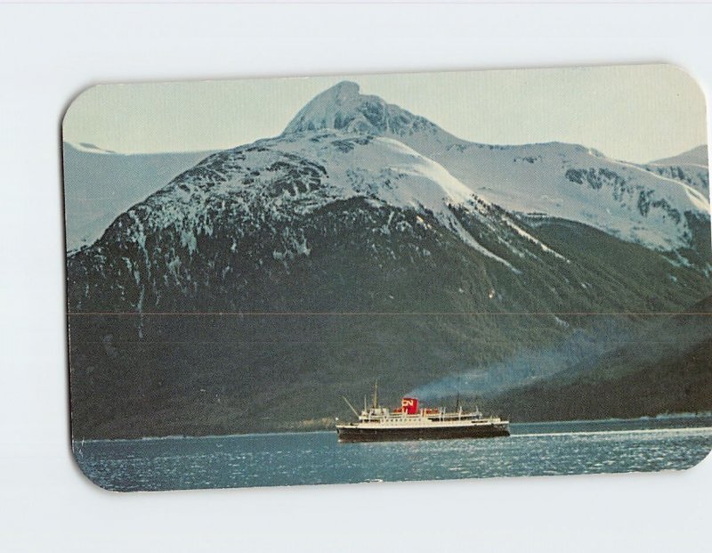 Postcard S.S. Prince George Flying The Famous Inside Passage
