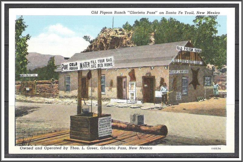 New Mexico, Santa Fe Old Pigeon Ranch Glorieta Pass - [NM-018]