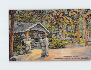 Postcard Entrance House, Endless Caverns, New Market, Virginia