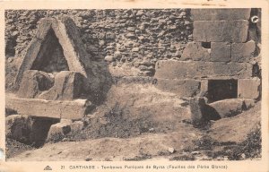 Lot295 carthage tombeaux puniques de byrsa  tunisia africa