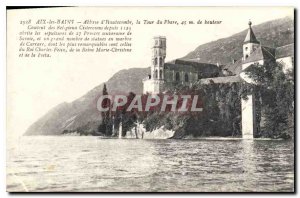 Old Postcard Aix les Bains Hautecombre Abbey Tower Lighthouse