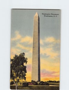 Postcard Washington Monument, Washington, District of Columbia