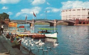 Nottingham Boat Trips 1970s Postcard