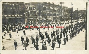 Unknown Location, RPPC, Fraternal Parade, Detroit? Omaha? Des Moines?