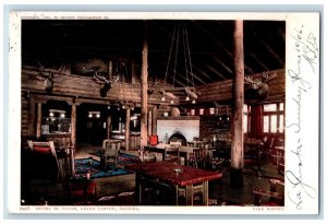 1906 Hotel El Tovar Dining Inn Restaurant Interior View Grand Canyon AZ Postcard