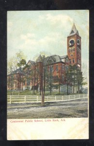 LITTLE ROCK ARKANSAS CENTENNIAL PUBLIC SCHOOL VINTAGE POSTCARD