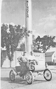 PIONEER VILLAGE NEBRASKA~1902 OLDSMOBILE-FAMOUS CURVED DASH POSTCARD