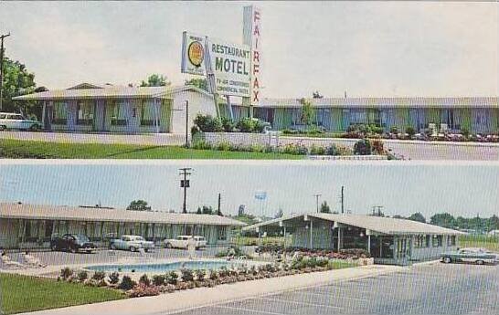 North Carolina Roanoke Rapids Fairfax Motel And Restaurant