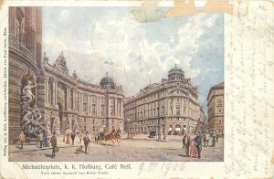 Postcard Austria Wien Michaelerplatz