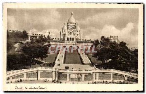 Old Postcard Paris Sacre Coeur Montmartre