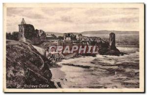 Old Postcard St Andrews Castle