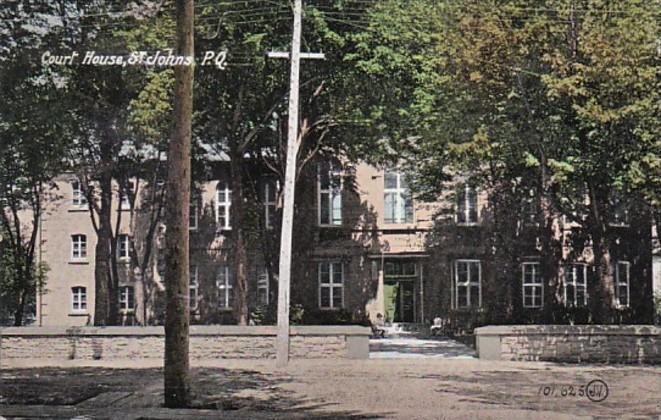 Canada St Johns Court House 1911