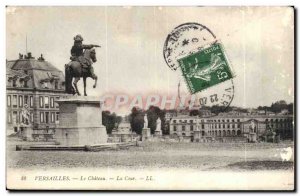 Old Versailles Postcard The Castle Courtyard